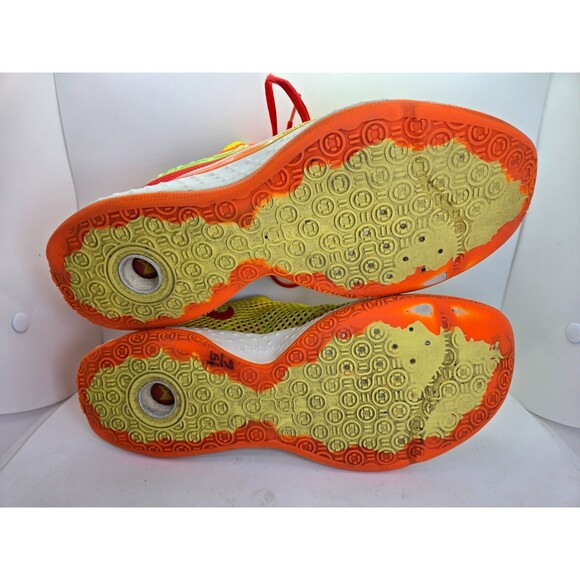 Nike PG 4 Hot Sauce Basketball Shoes Men\'s 11 Yellow Athletic Court Gym Sneakers
